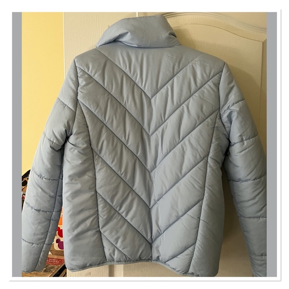 Brand New never used Joe Fresh size S baby blue puffer jacket - Picture 2 of 2